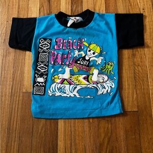 Vintage KV Kids 2T Beach Party Graphic Tee